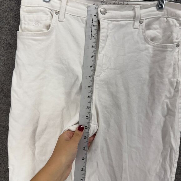 Gloria Vanderbilt Jeans Women 10 White Denim Light All Around Slimming Effect - Picture 4 of 8